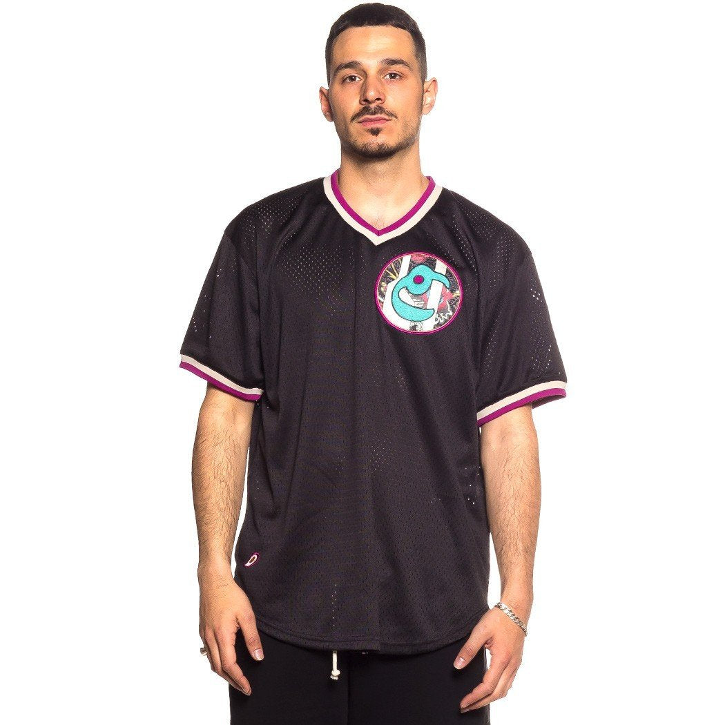 Camiseta Unisex Grimey "Hope Unseen" Mesh-Black GNVT606-BLK