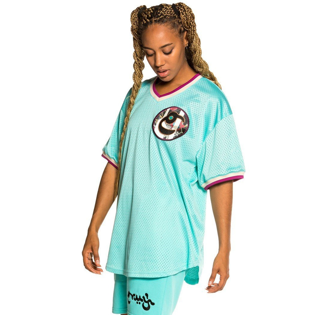 Camiseta Unisex Grimey "Hope Unseen" Mesh-Blue GNVT606-BLU