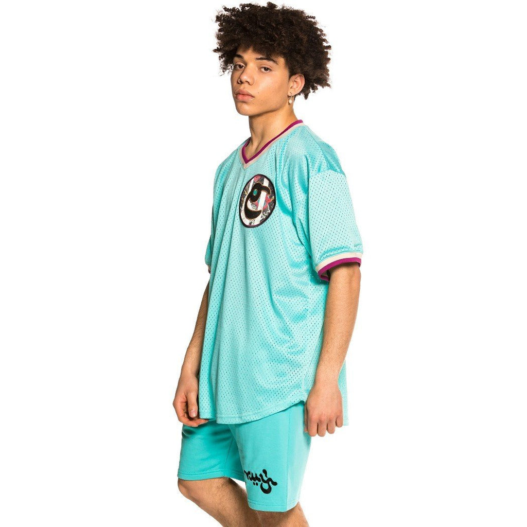 Camiseta Unisex Grimey "Hope Unseen" Mesh-Blue GNVT606-BLU