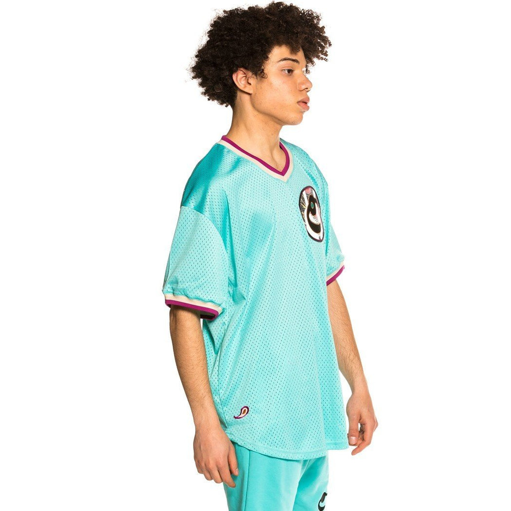 Camiseta Unisex Grimey "Hope Unseen" Mesh-Blue GNVT606-BLU