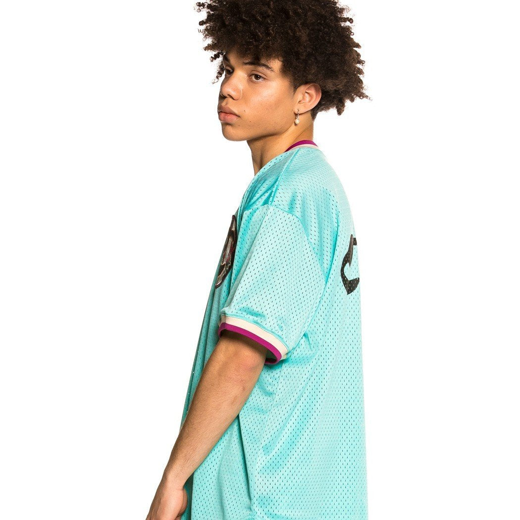 Camiseta Unisex Grimey "Hope Unseen" Mesh-Blue GNVT606-BLU