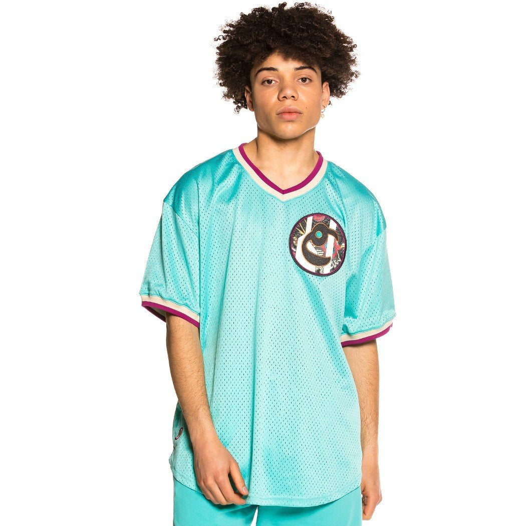 Camiseta Unisex Grimey "Hope Unseen" Mesh-Blue GNVT606-BLU