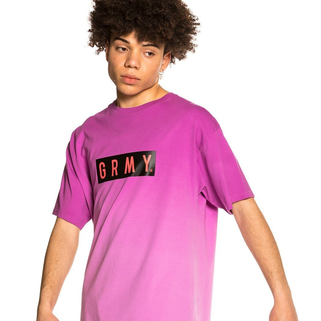 Camiseta Unisex Grimey "Frenzy Gradient"-Purple GA599-PRP