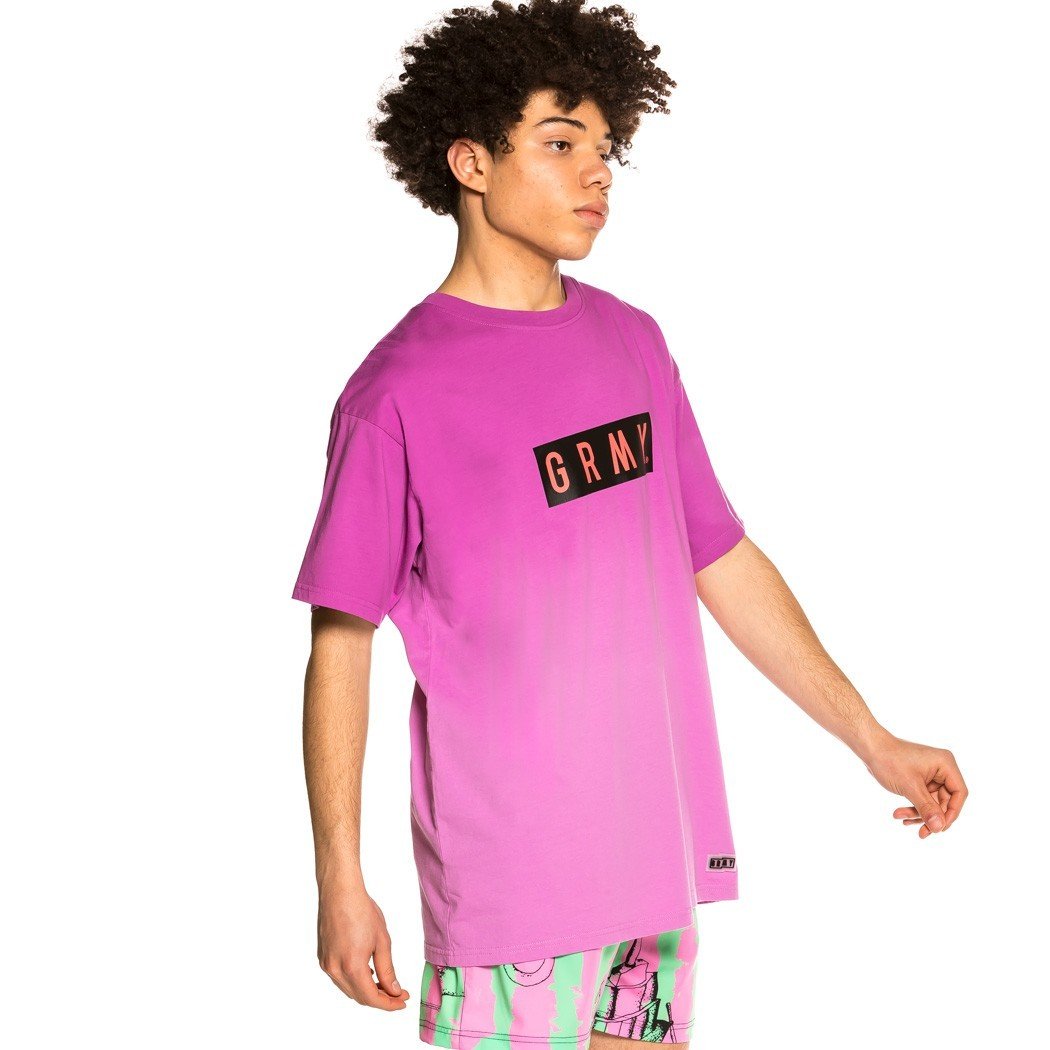 Camiseta Unisex Grimey "Frenzy Gradient"-Purple GA599-PRP