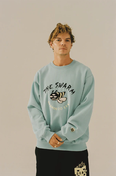 Sudadera The Swarm Dc Shoes X Grimey Blue