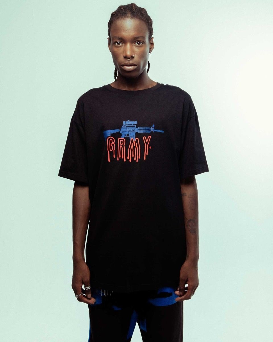 CAMISETA GRIMEY BACK AT YOU REGULAR - BLACK | FW23