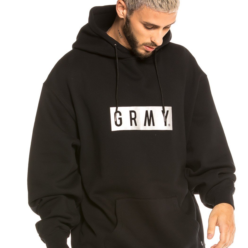 Grimey Steez Hoodie Black GCH485-BLK