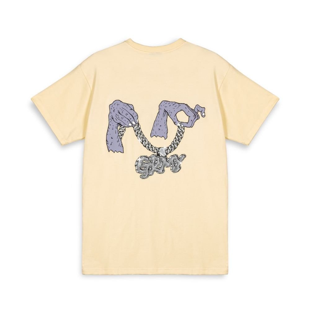 CAMISETA GRIMEY THE SLOWLY WE ROT REGULAR - CREAM