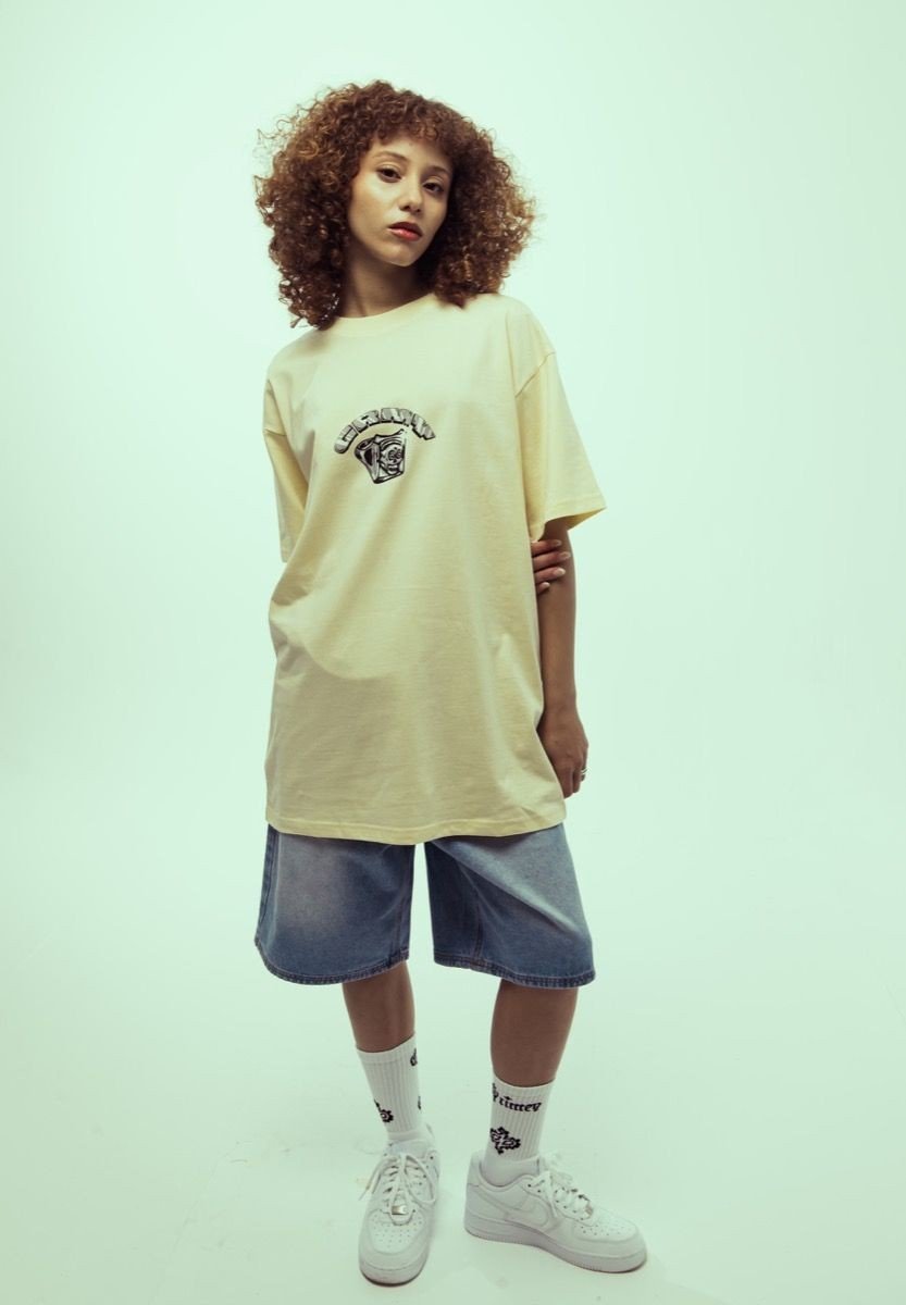 CAMISETA GRIMEY THE SLOWLY WE ROT REGULAR - CREAM