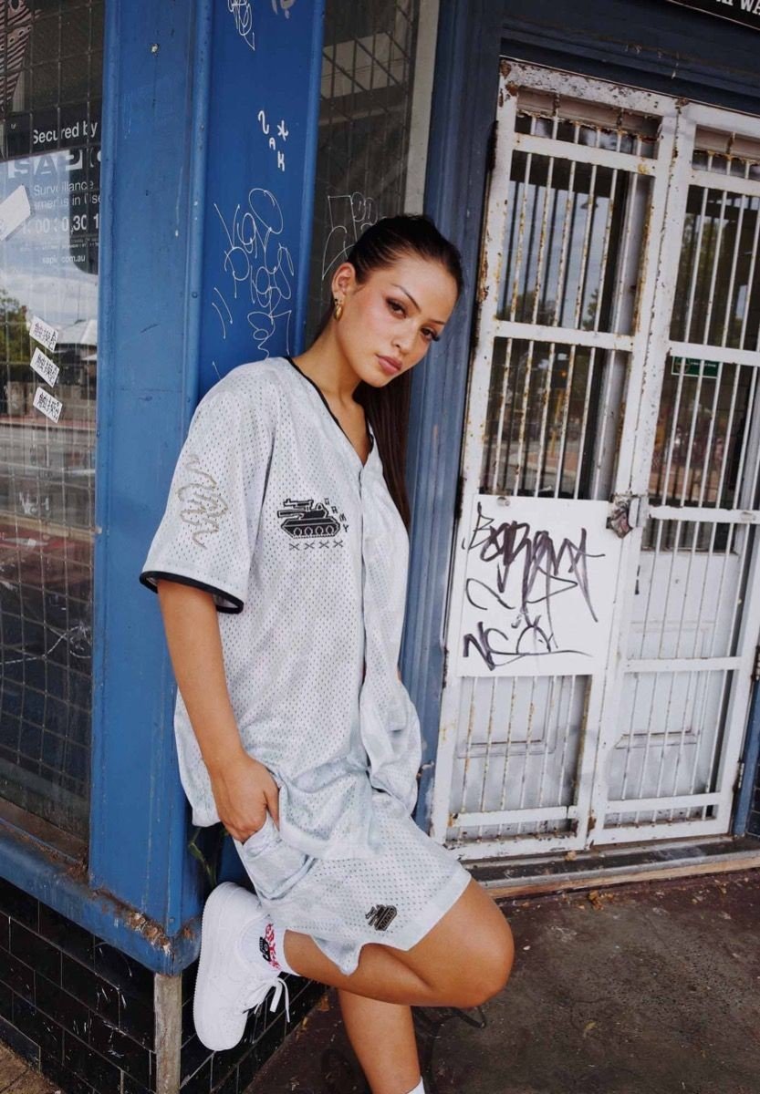 PANTALÓN CORTO GRIMEY LUCKY DRAGON MESH BASKET - WHITE