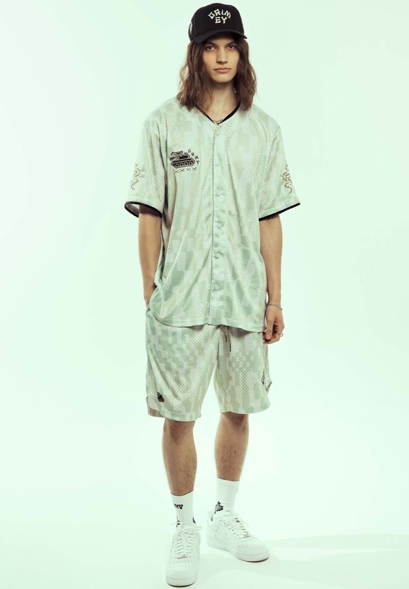 PANTALÓN CORTO GRIMEY LUCKY DRAGON MESH BASKET - WHITE
