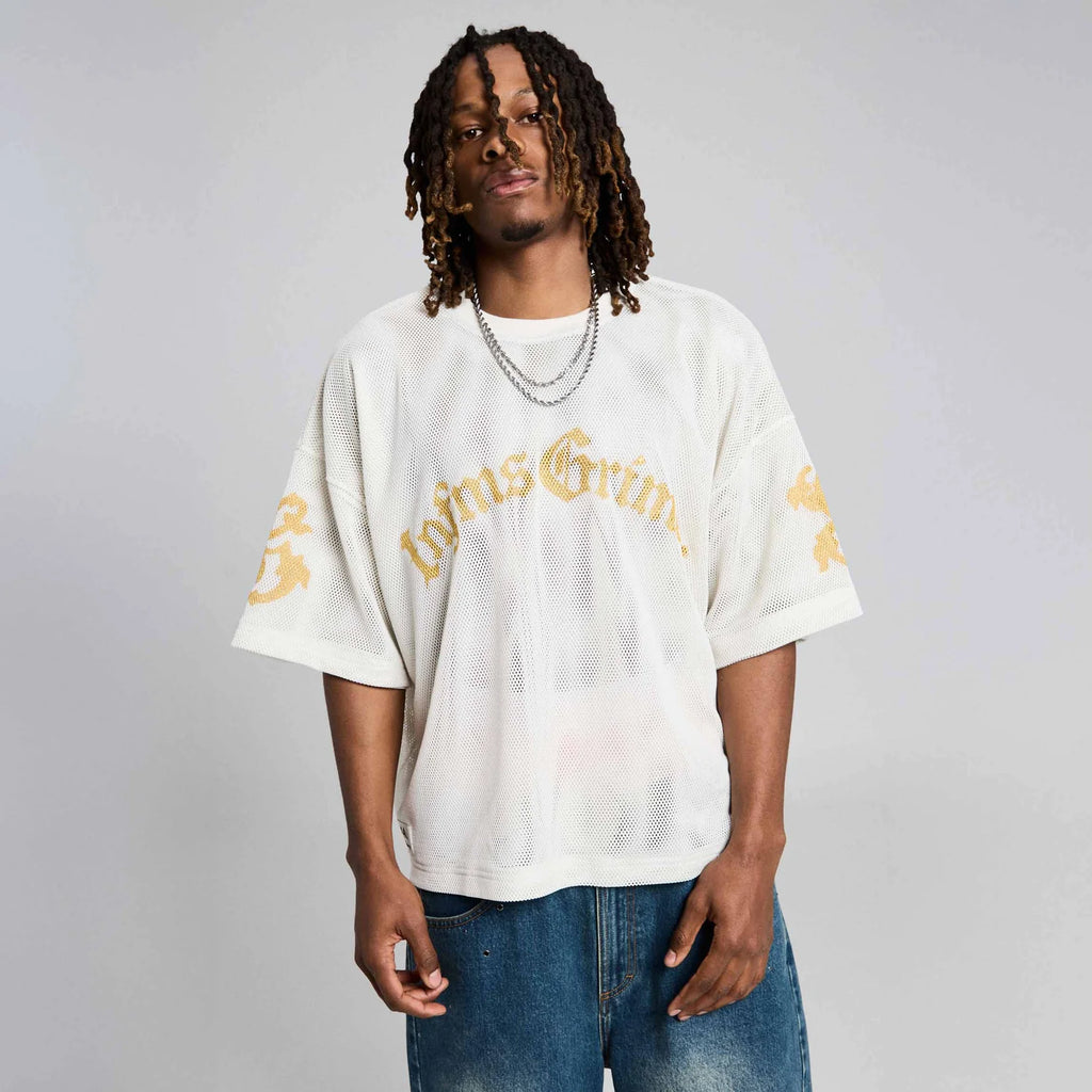 Camiseta Chief Watcher Mesh Boxy Off White