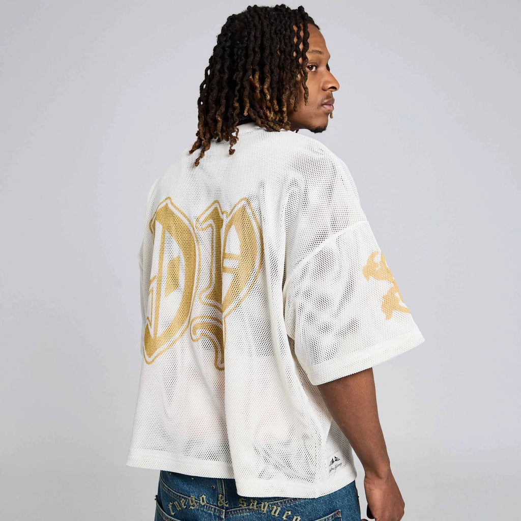 Camiseta Chief Watcher Mesh Boxy Off White