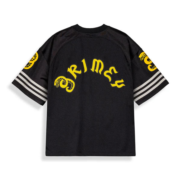 Camiseta De Football Droppin Science Mesh Boxy Black