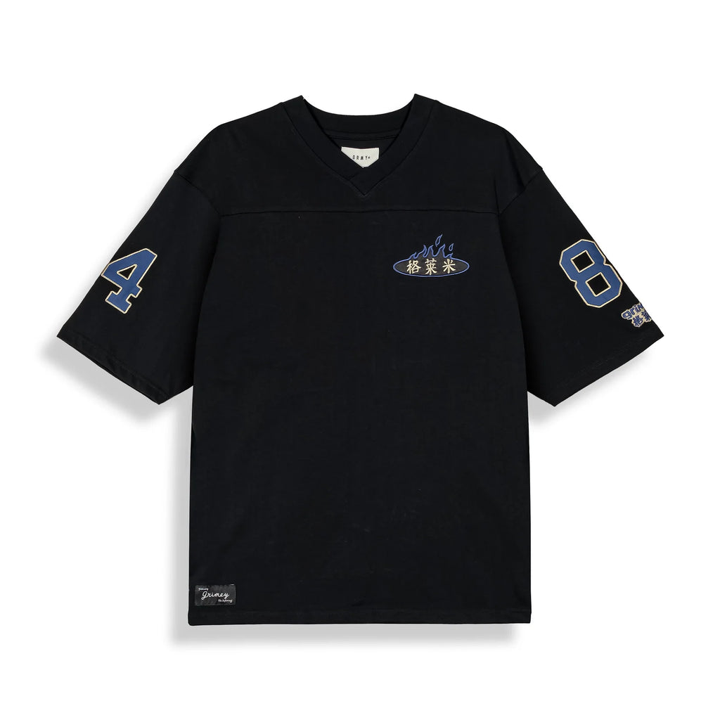 Camiseta Concreat Jungle V Neck Oversized Black
