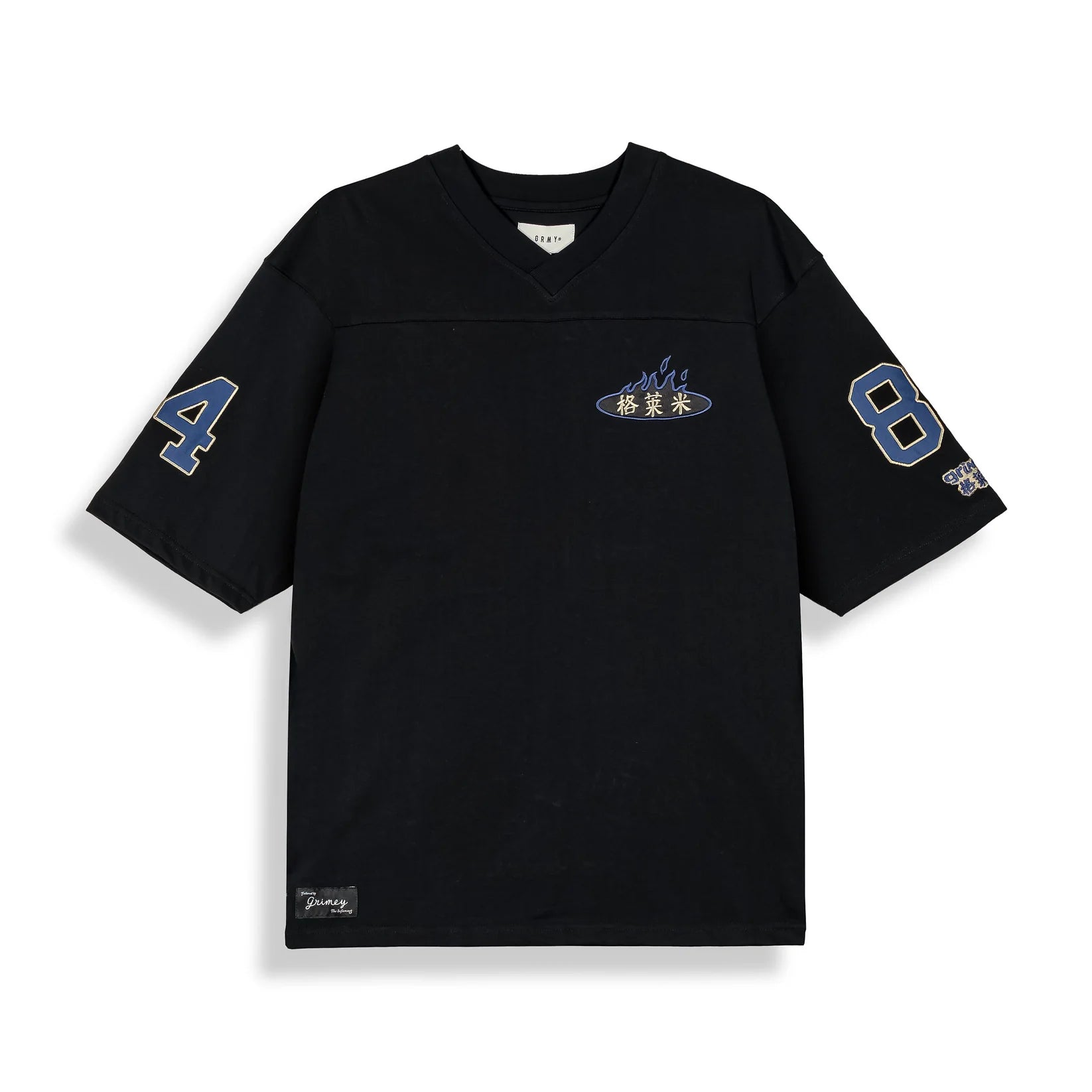 Camiseta Concreat Jungle V Neck Oversized Black