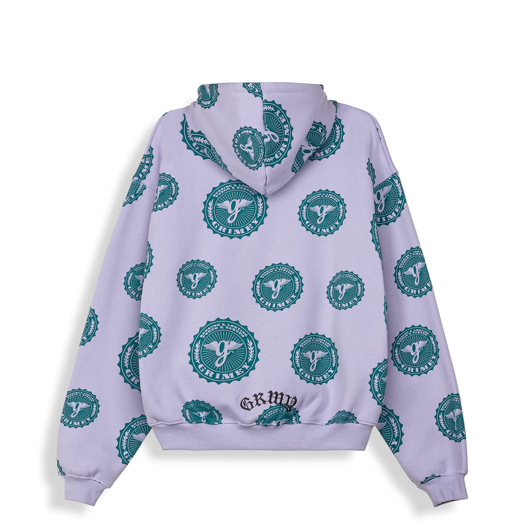 Sudadera Chief Watcher All Over Print Boxy Purple