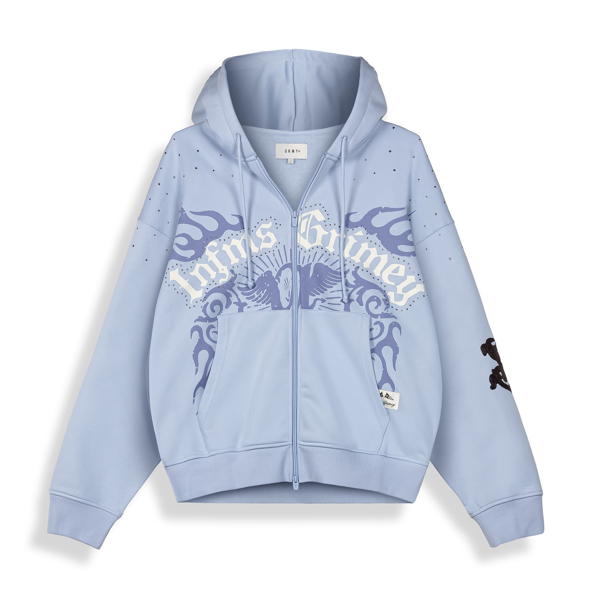 Sudadera Chief Watcher Zipper Light Blue