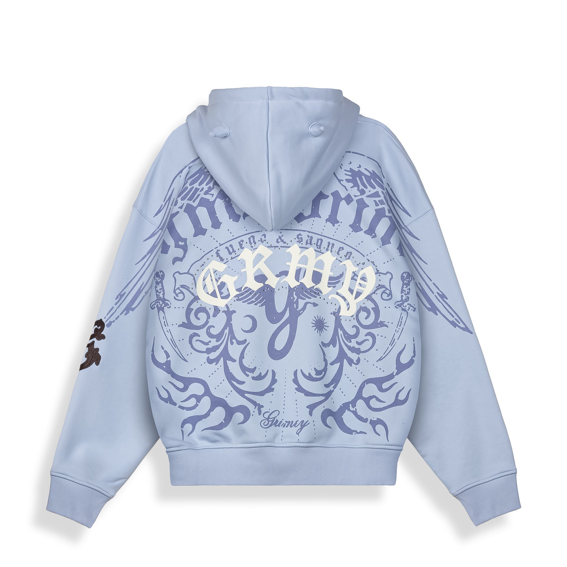 Sudadera Chief Watcher Zipper Light Blue