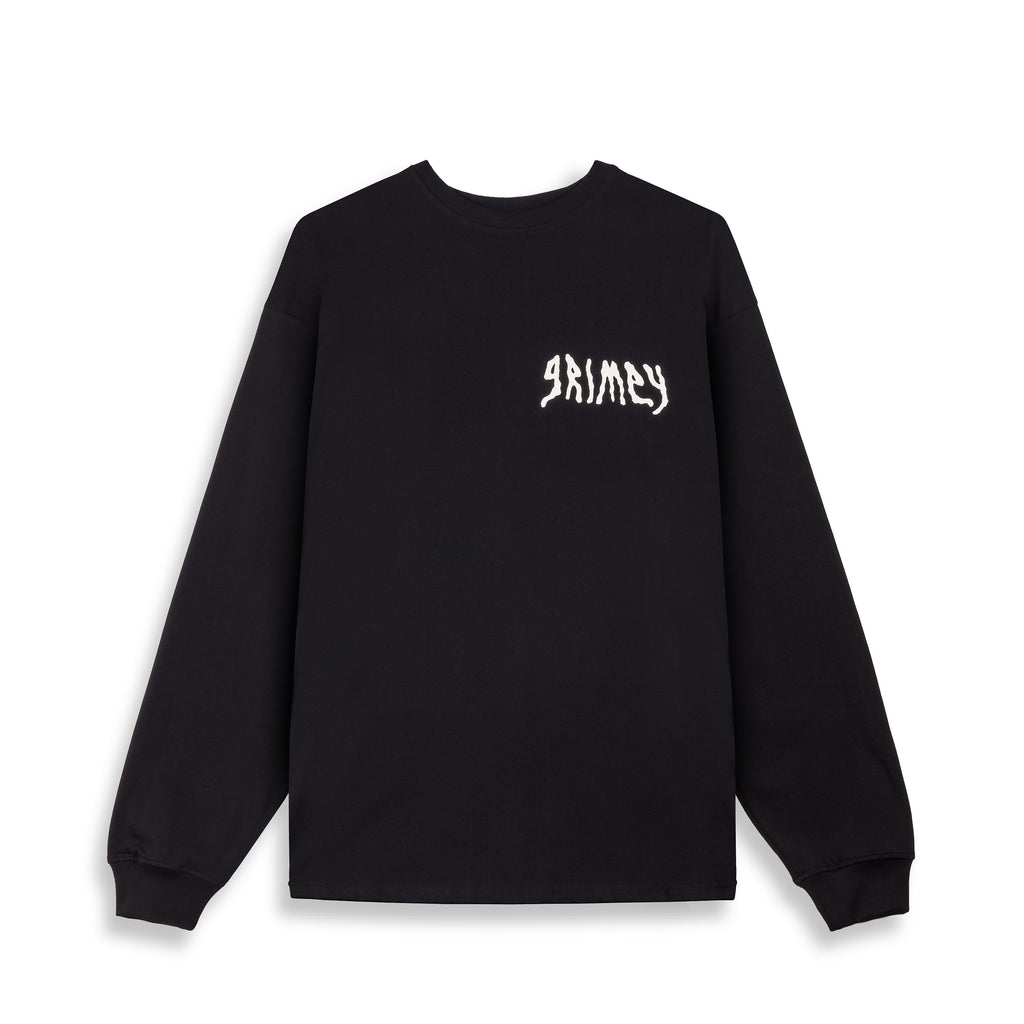Camiseta Manga Larga Grimey Peace Within The Glitzy Grillz Black