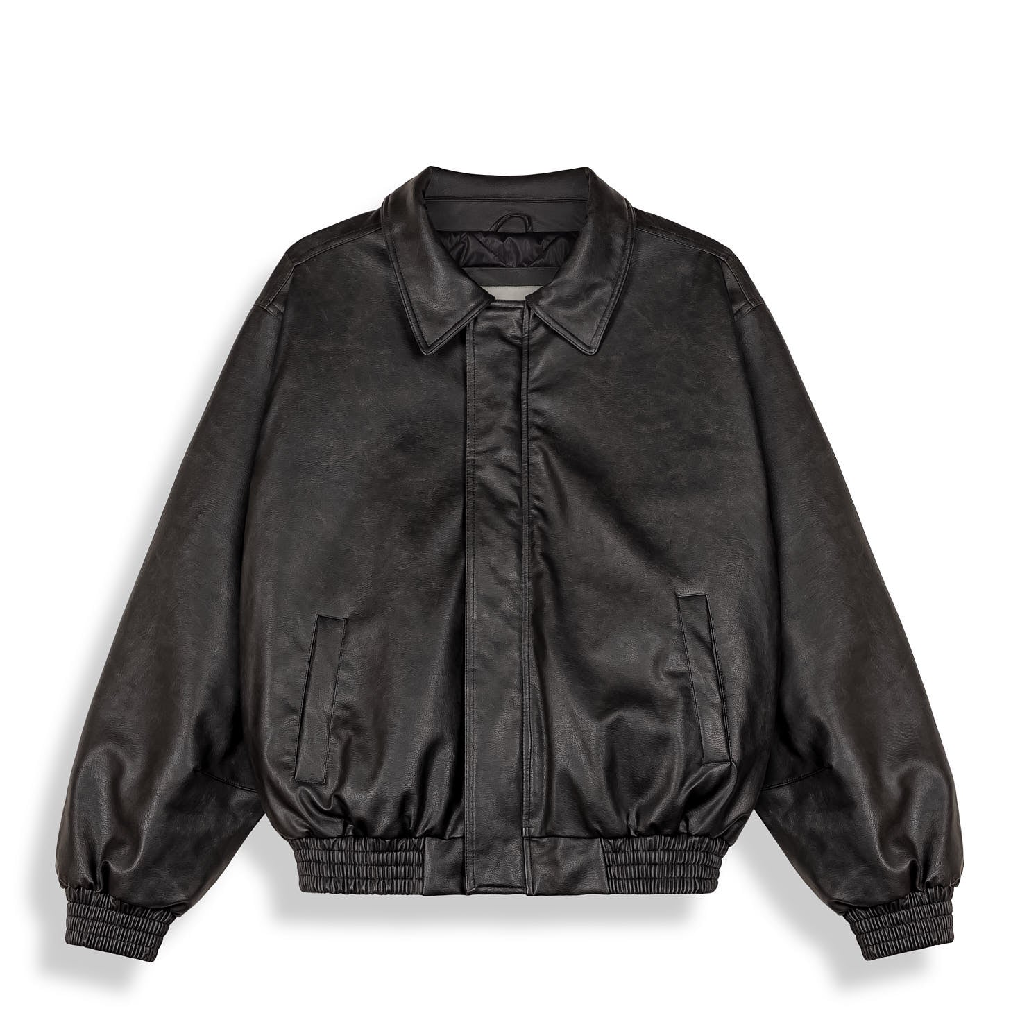 Chamarra Bomber Chief Watcher Pu Leather Black