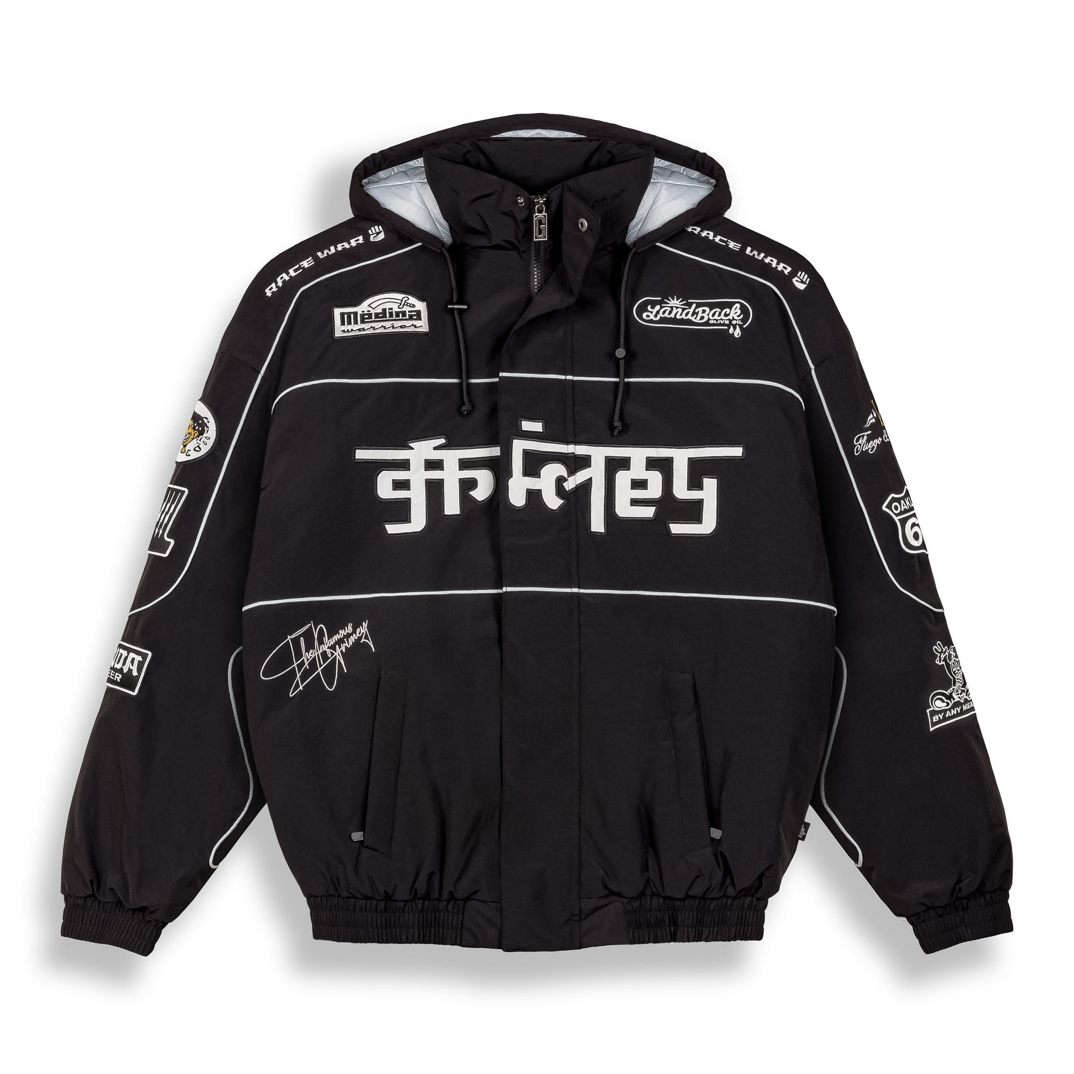 Chamarra Race War Black