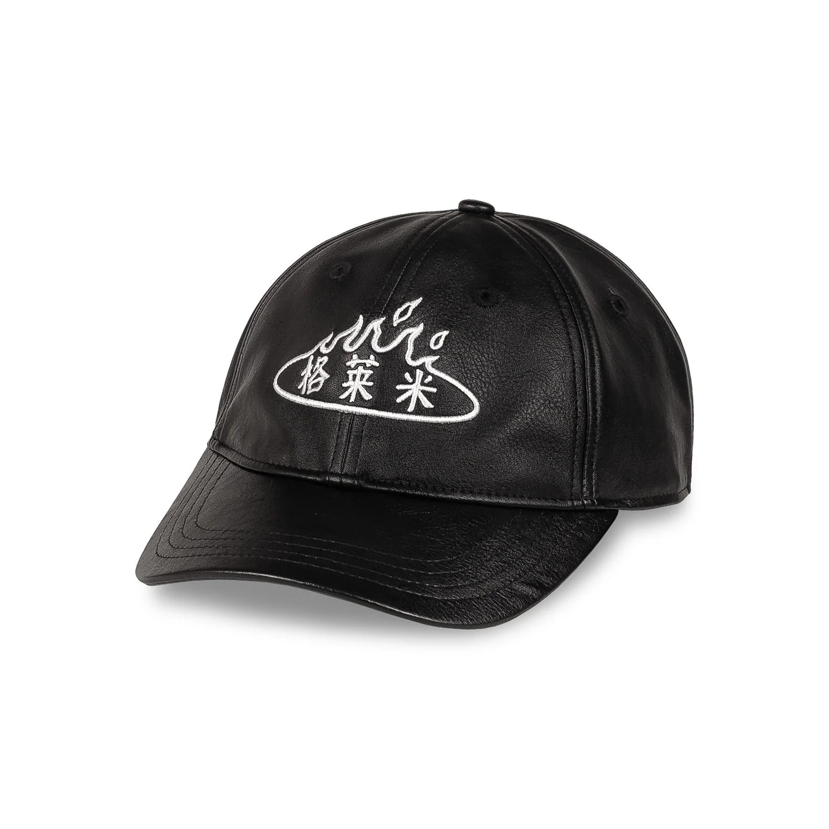 Gorra Concreat Jungle Pu Leather Curved Visor Black