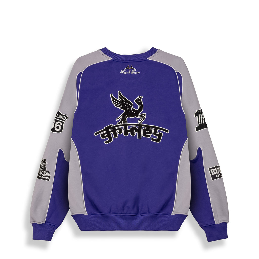 Sudadera Race War Blue