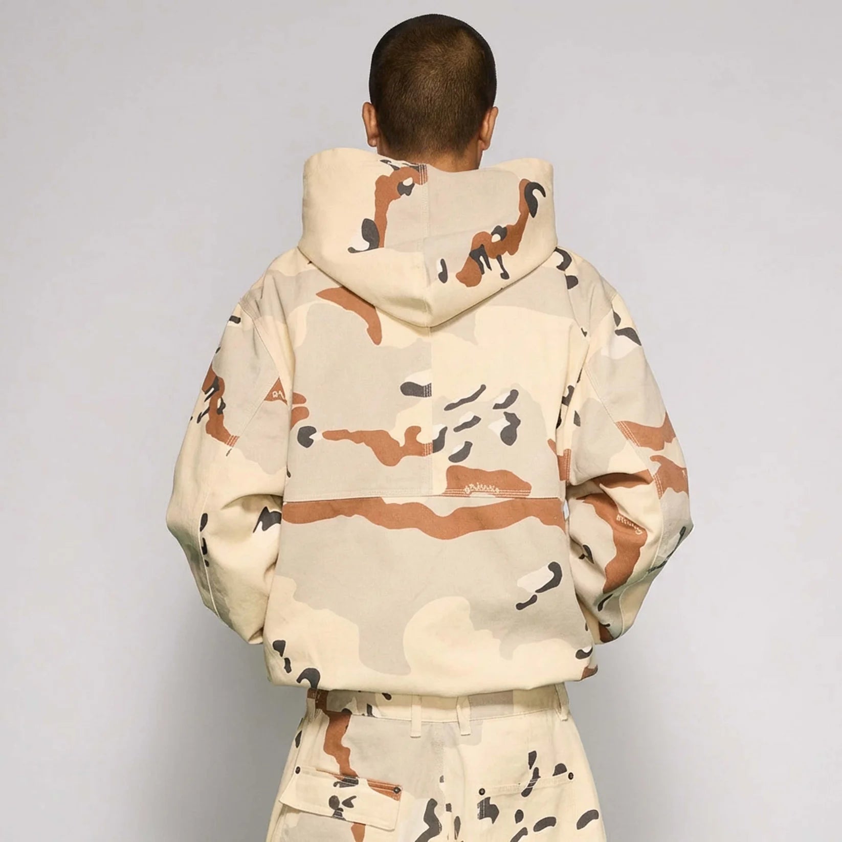 Chaqueta Grimey Capucha Concreat Jungle All Over Print Brown Camo