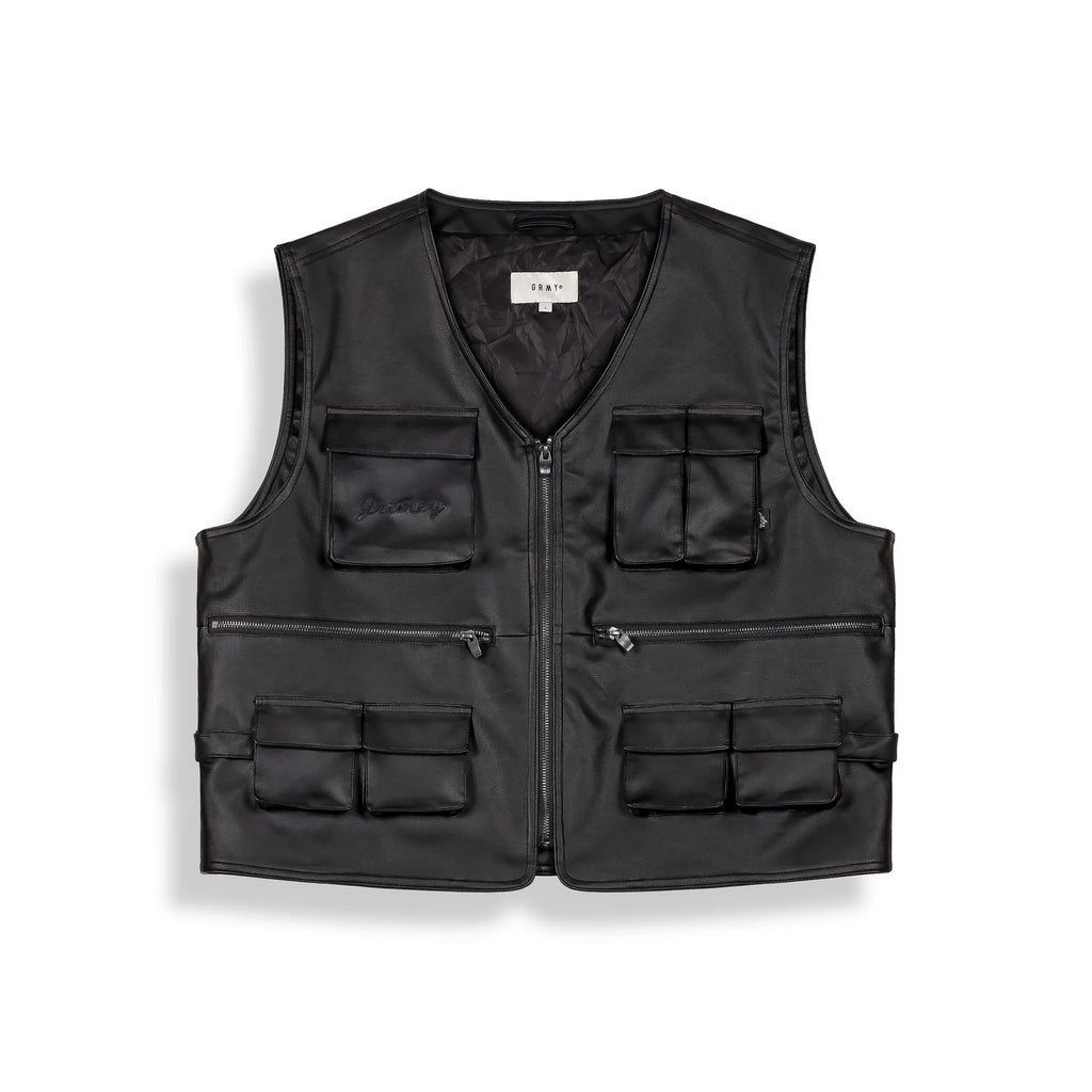 Chaleco Concreat Jungle Pu Leather Black