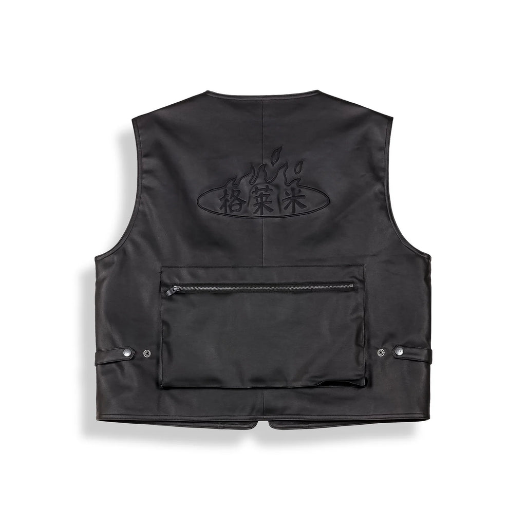 Chaleco Concreat Jungle Pu Leather Black