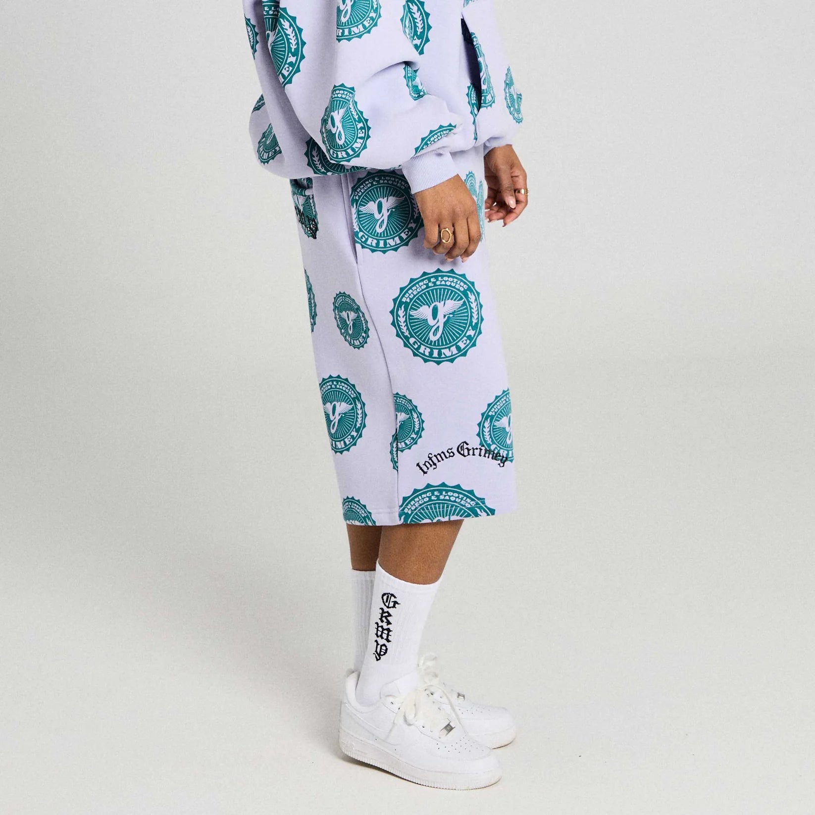 Shorts Chief Watcher All Over Print Purple
