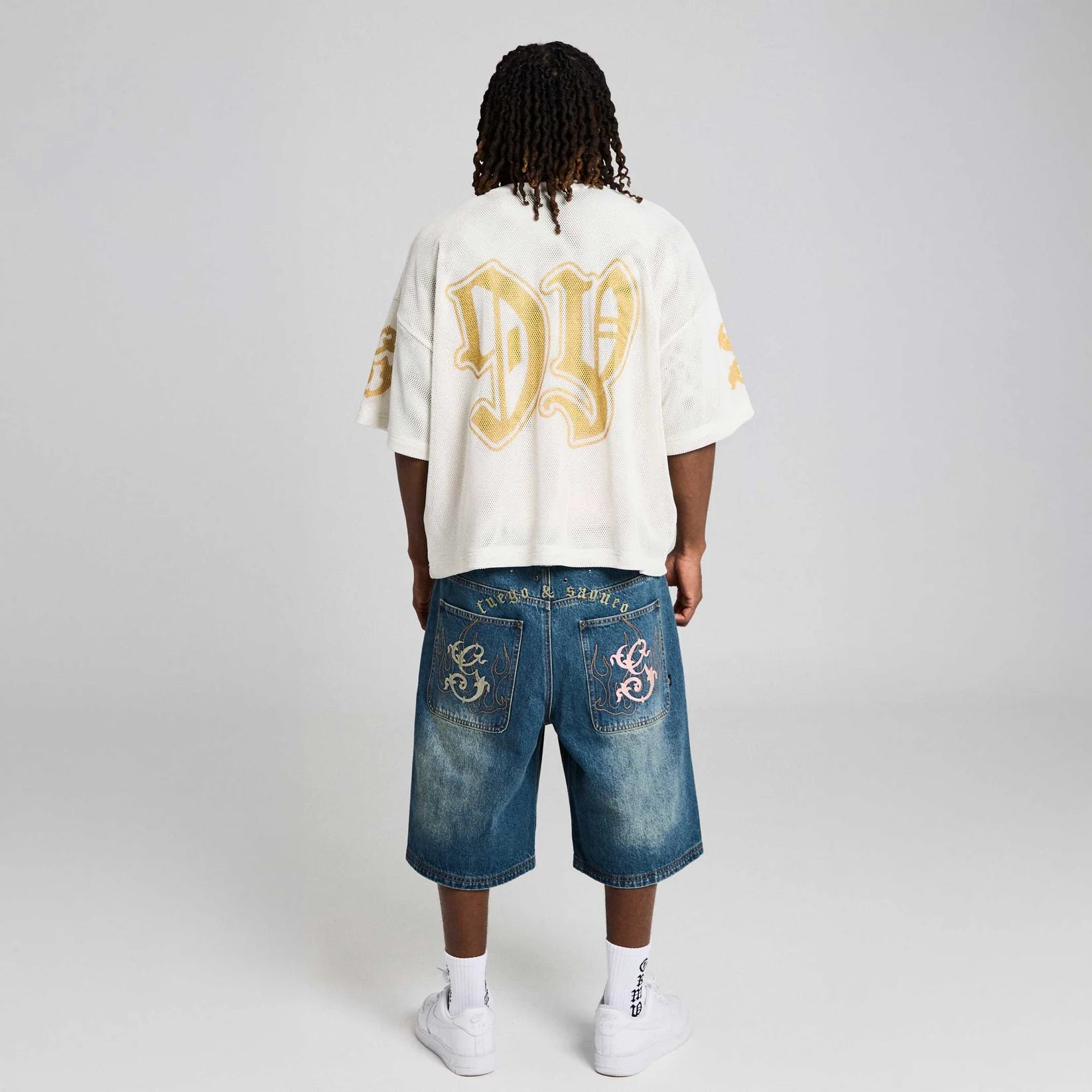 Pantalón Corto Chief Watcher Baggy Washed Sage Blue