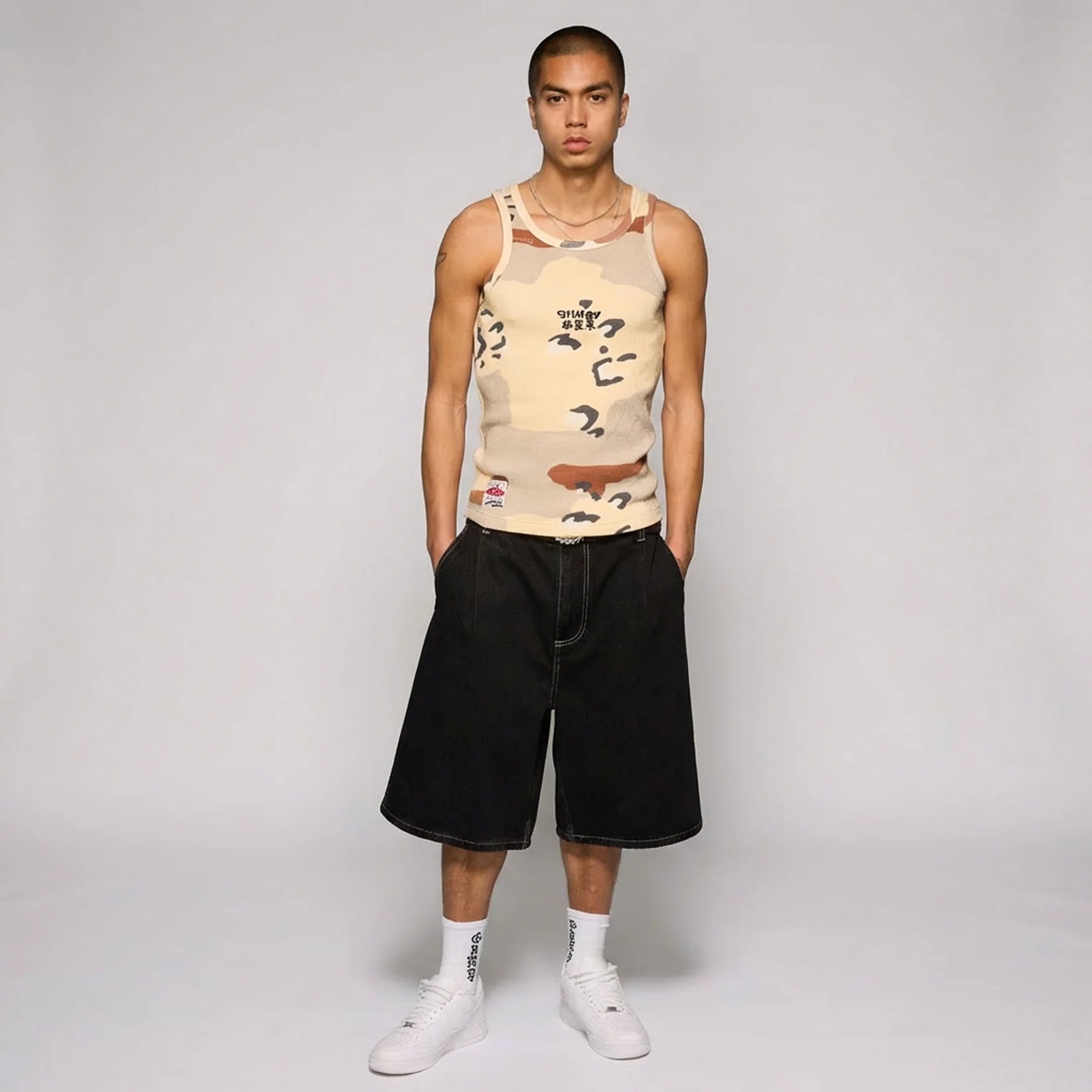 Pantalón Corto Concreat Jungle Washed Black
