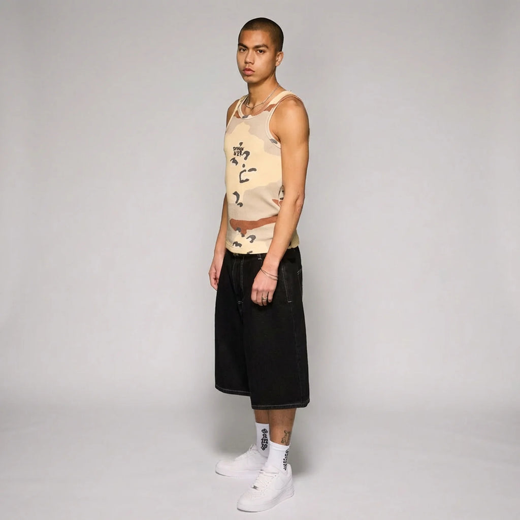 Pantalón Corto Concreat Jungle Washed Black