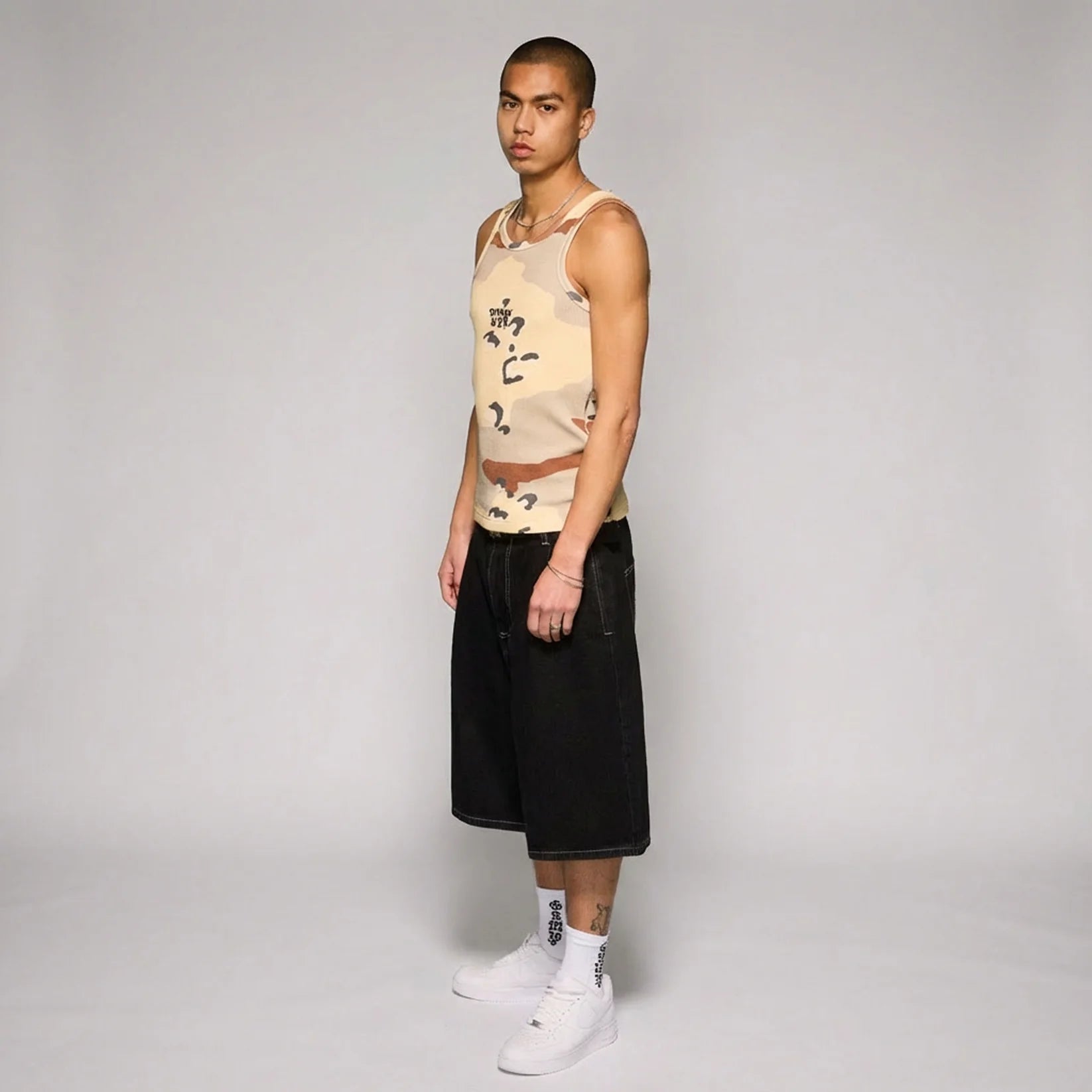 Pantalón Corto Concreat Jungle Washed Black