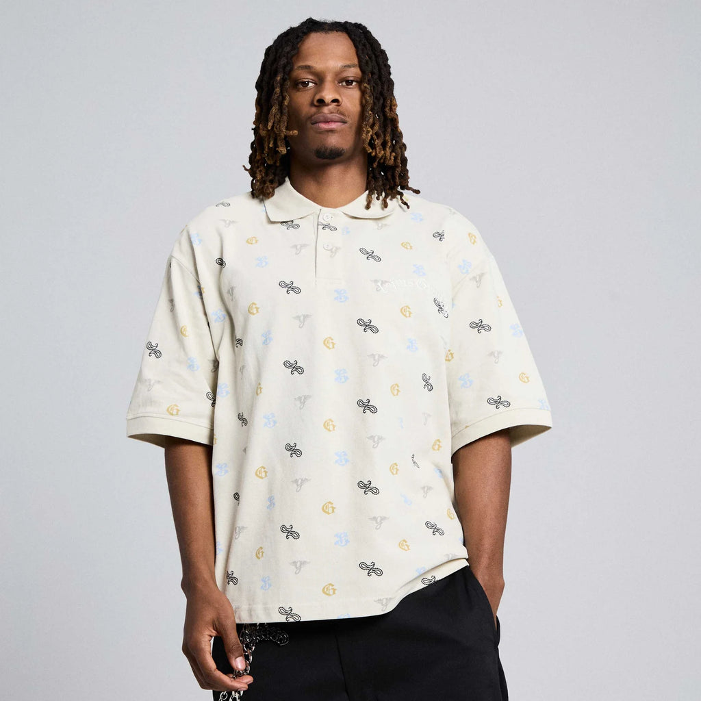 Polo Chief Watcher All Over Print Off White