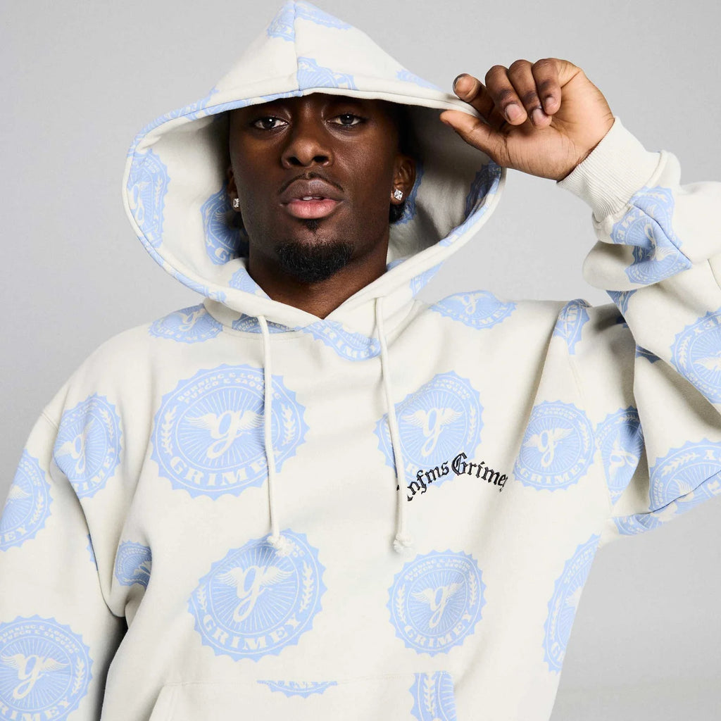 Sudadera Chief Watcher All Over Print Boxy Off White