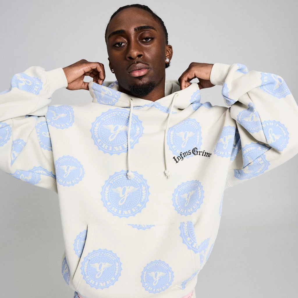 Sudadera Chief Watcher All Over Print Boxy Off White