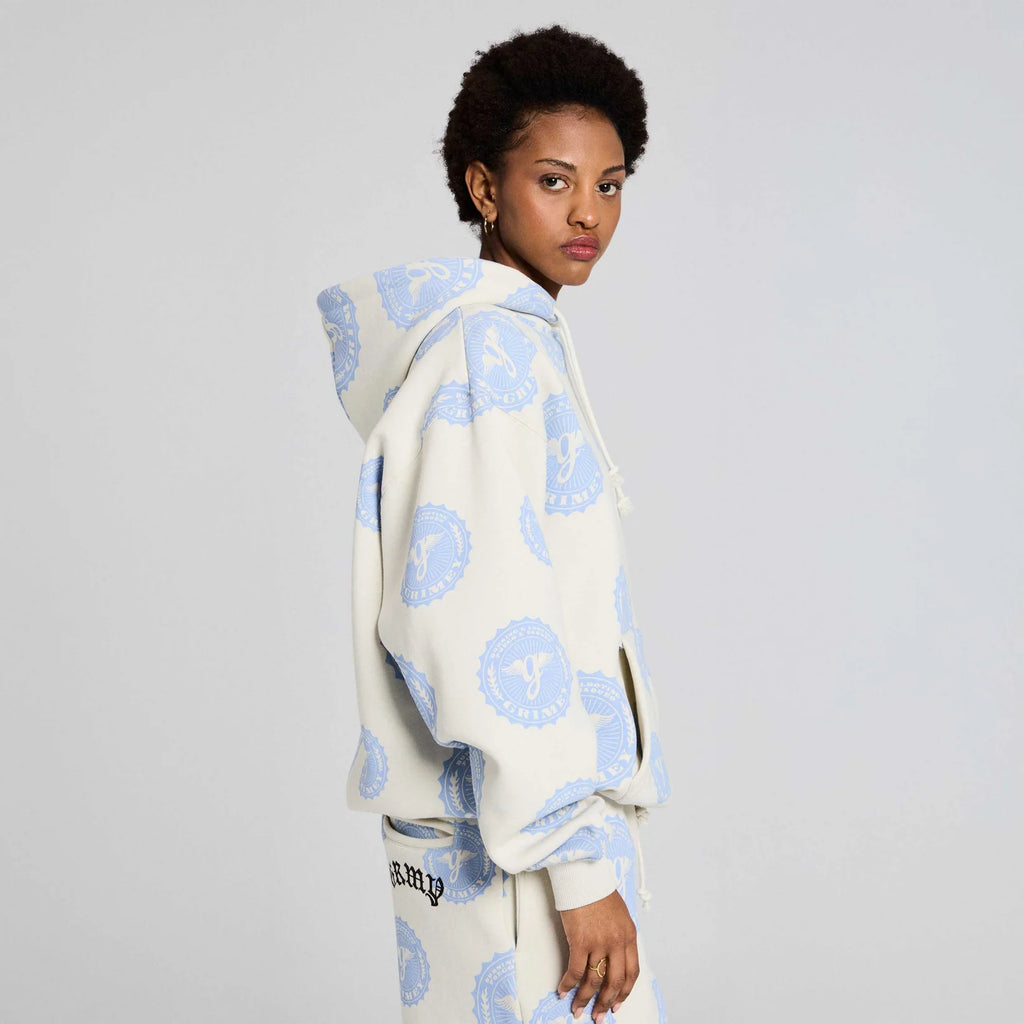 Sudadera Chief Watcher All Over Print Boxy Off White