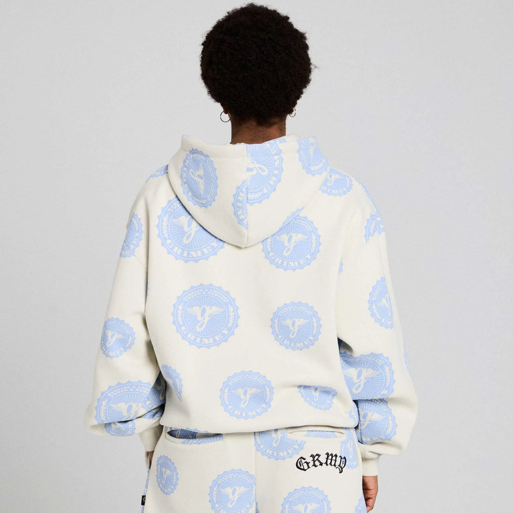 Sudadera Chief Watcher All Over Print Boxy Off White