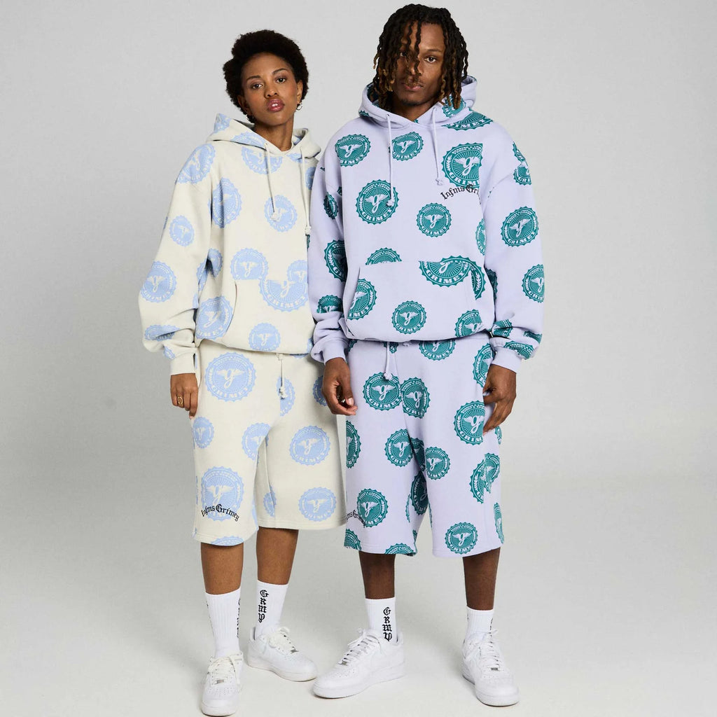 Sudadera Chief Watcher All Over Print Boxy Purple