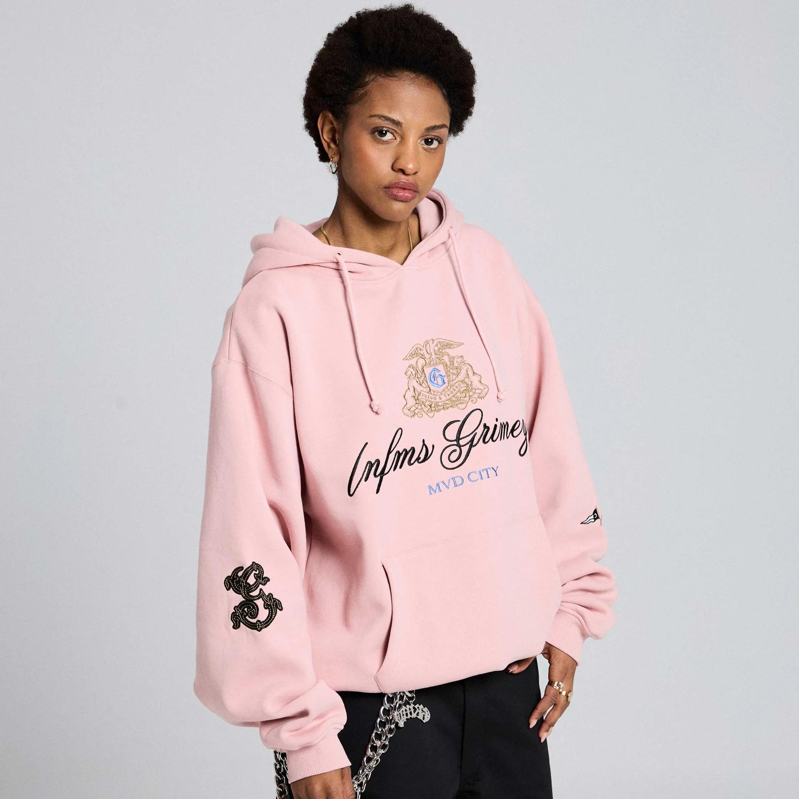 Sudadera Chief Watcher Boxy Pink