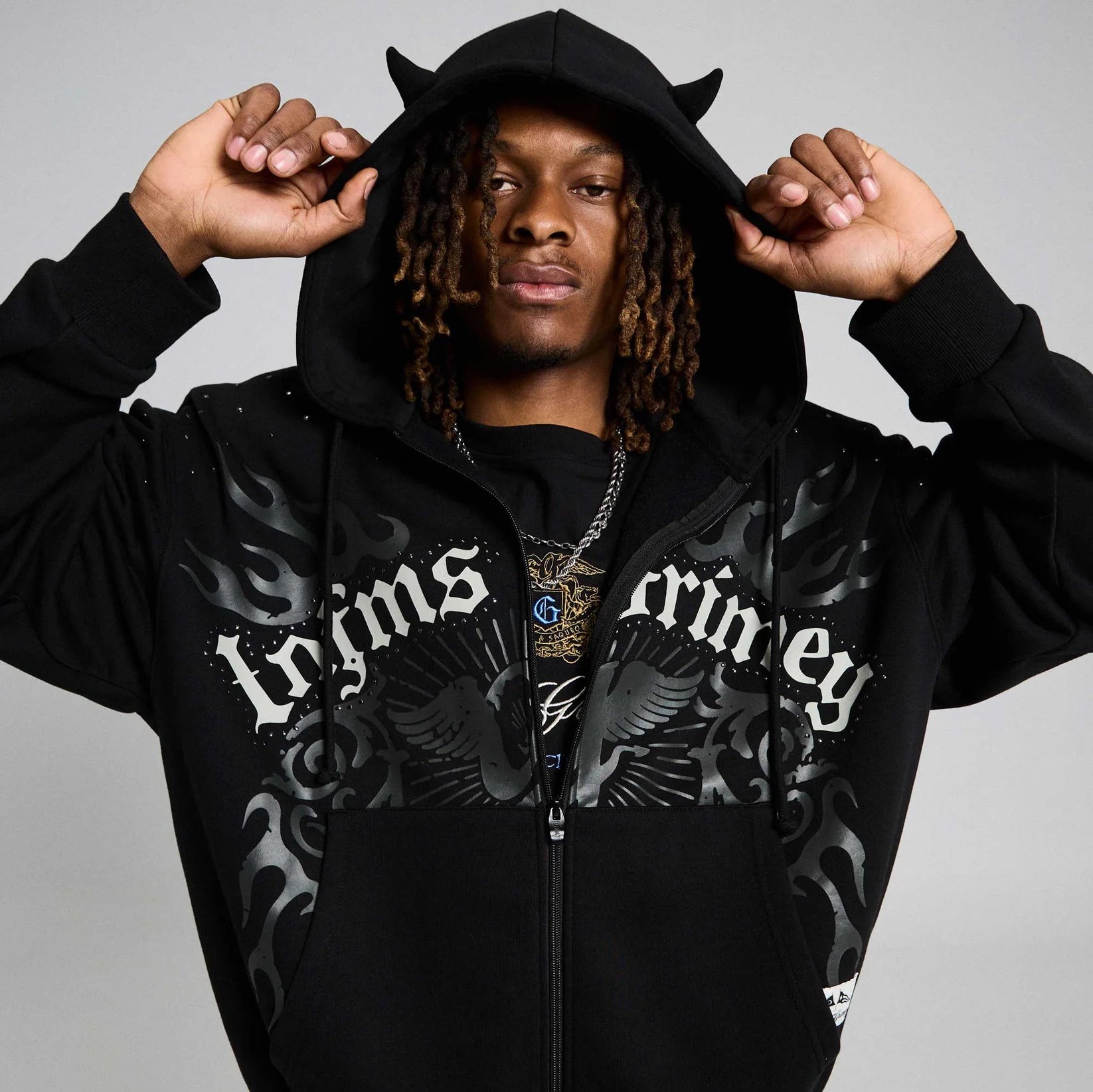 Sudadera Chief Watcher Zipper Black