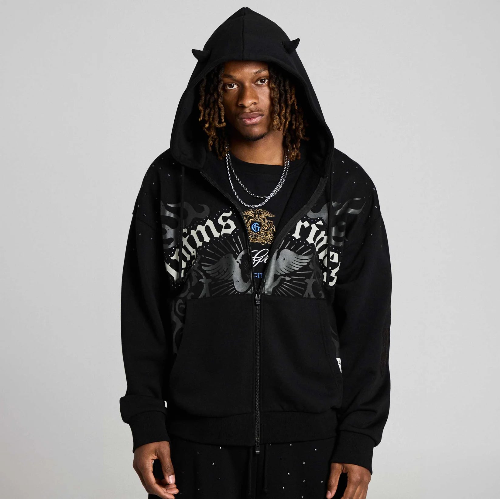 Sudadera Chief Watcher Zipper Black