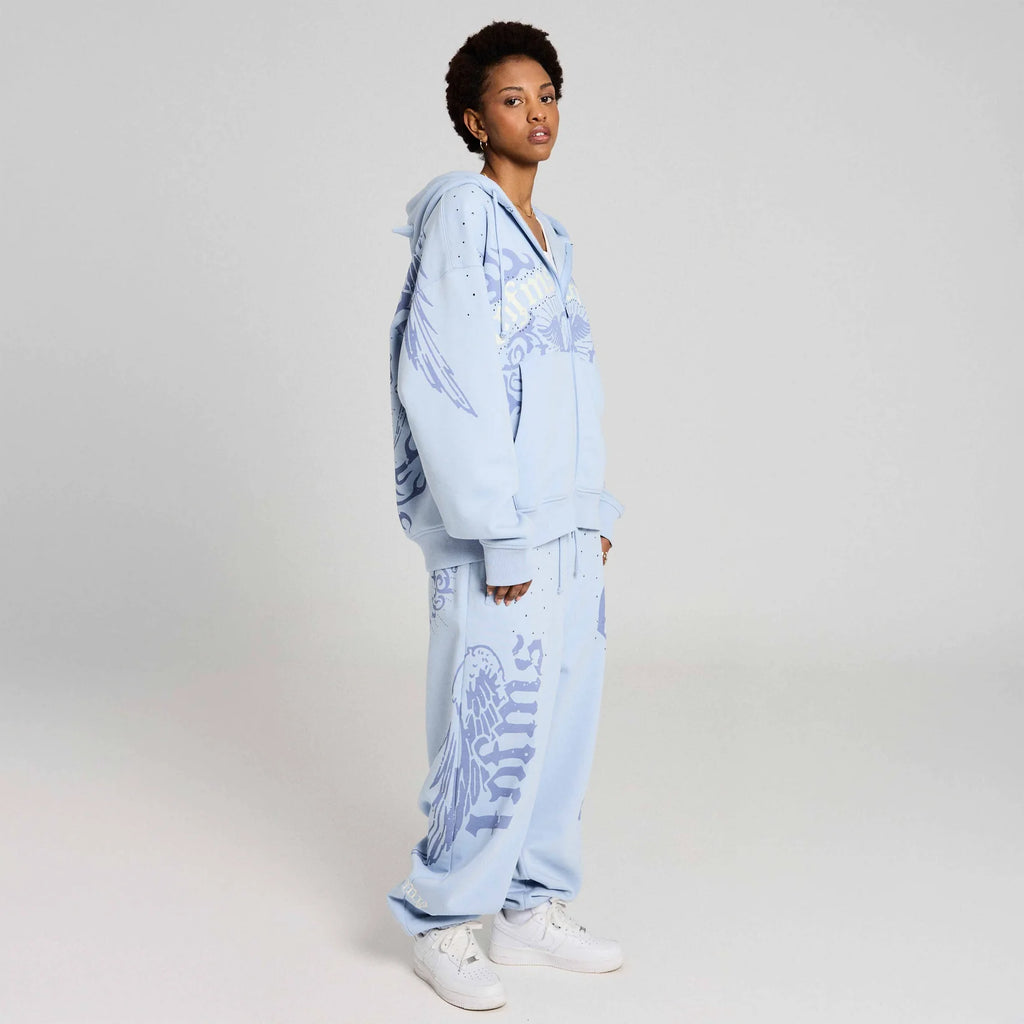 Sudadera Chief Watcher Zipper Light Blue