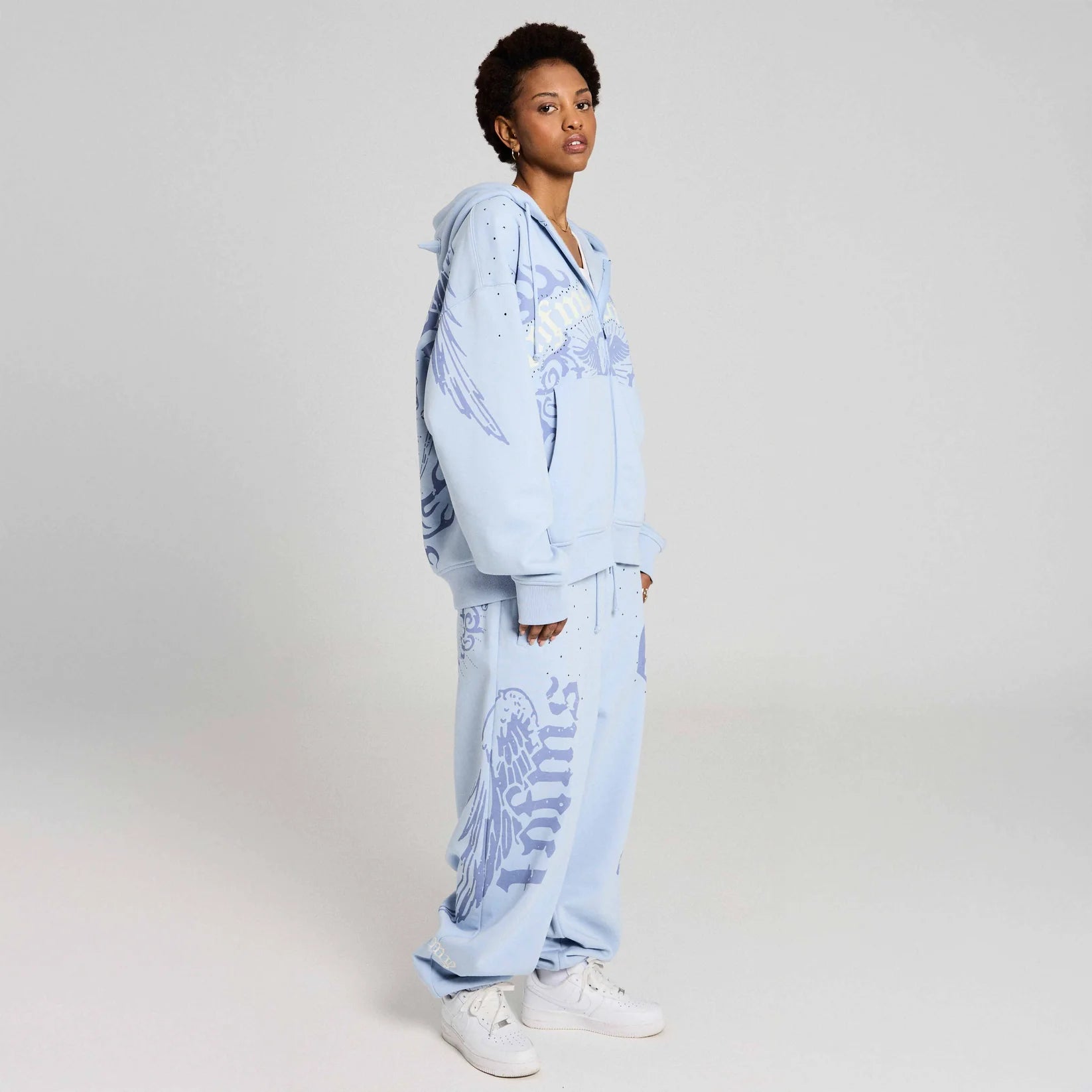 Sudadera Chief Watcher Zipper Light Blue