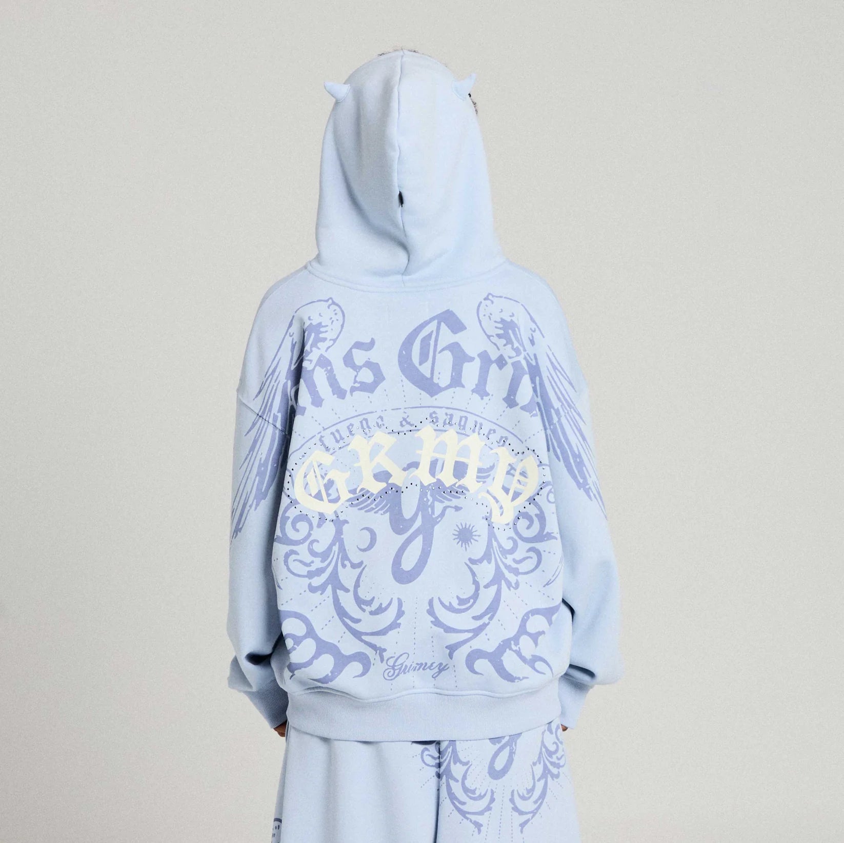 Sudadera Chief Watcher Zipper Light Blue