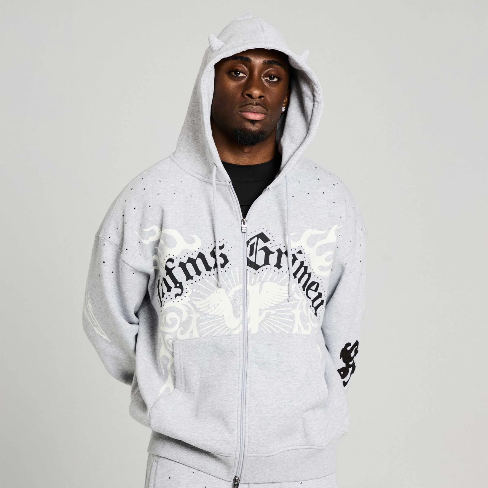 Sudadera Chief Watcher Zipper Sport Grey