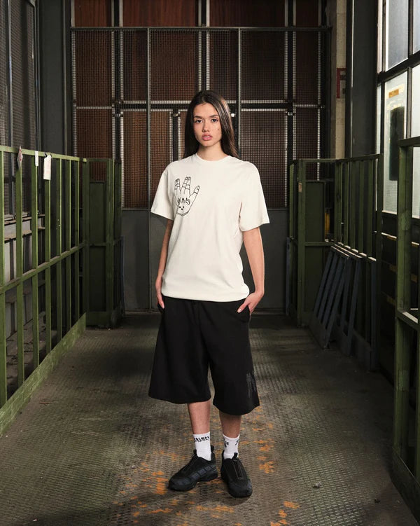 Camiseta Grimey Peace Within The Glitzy Grillz Off White